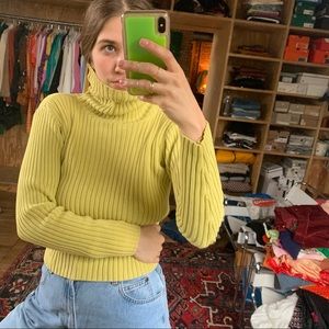 Vintage ribbed turtle neck